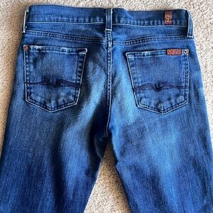 7 for all mankind, boot cut jeans.